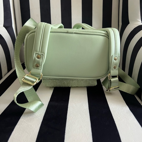 Disney Loungefly Mint Green Sequin Minnie Mouse Backpack (Rare!) - Picture 5 of 7